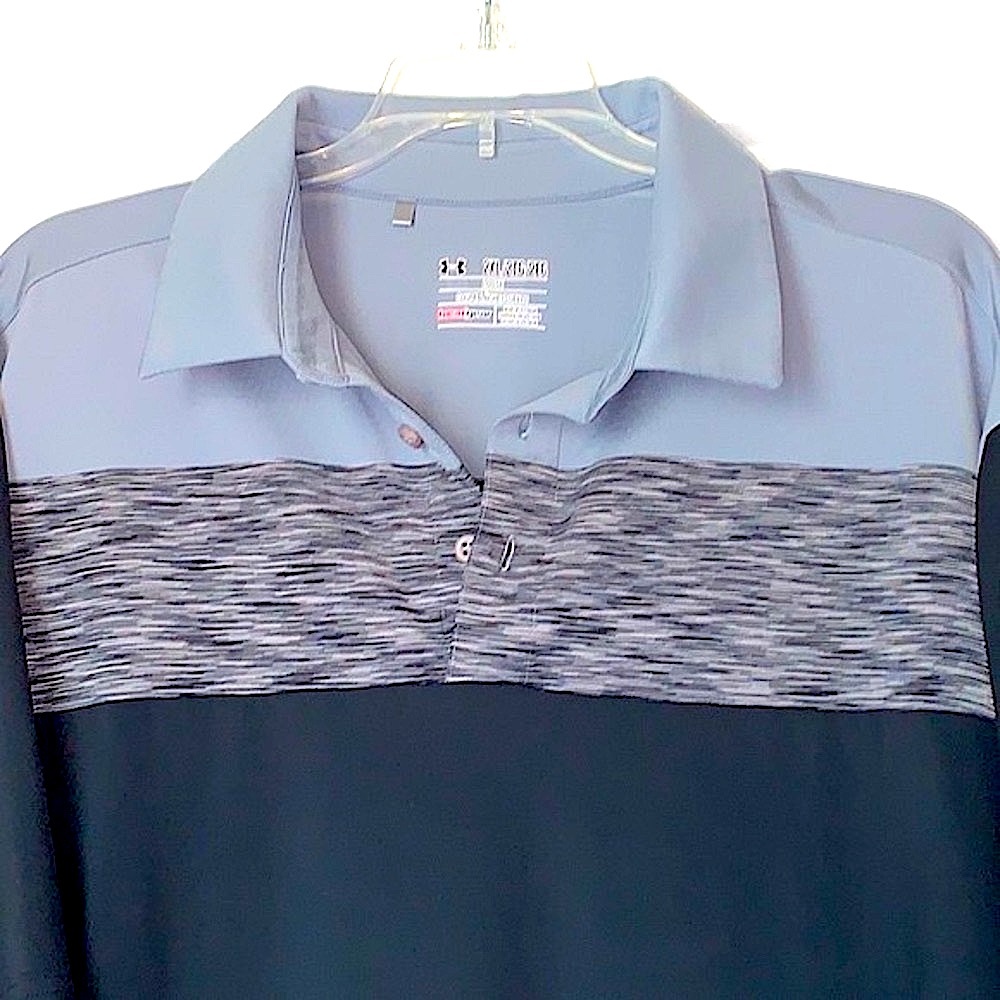 🔥Clearance- Under Armour Heat Gear Polo Shirt Like New - Picture 2 of 10